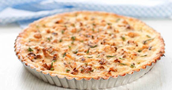 torta salata funghi e porcini