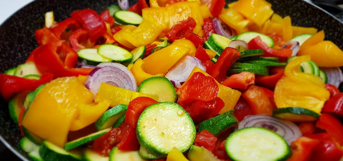 Zucchine Melanzane E Peperoni Spadellati Con Amc Arcobaleno