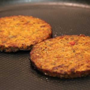 Burger di quinoa e noci