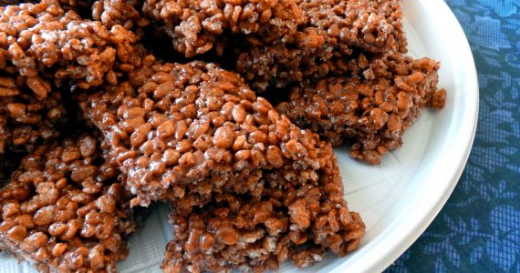 Torta Mars e riso soffiato