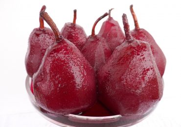 pere affogate nel vino