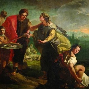 Gian Battista Tiepolo, "Ulisse scopre Achille tra le figlie di Licomede", 1724