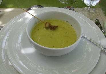 crema di piselli baccalà