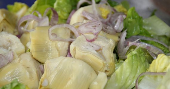 Insalata con carciofi.