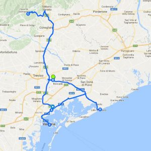 La via del Prosecco, Venezia e la spiaggia di Jesolo