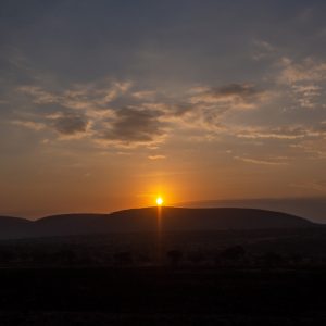 Tanzania safari tramonto