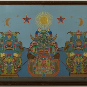 Fleury Joseph CRÉPIN
Dipinto meraviglioso n°35, 5 agosto 1948
Olio su tela, 58 x 81 cm
LaM, Musée d’art moderne, d’art contemporain et d’art brut de Lille Métropole, Villeneuve d’Ascq
© Michel Bourguet