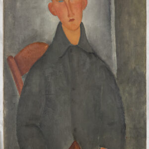 Amedeo MODIGLIANI
Ragazzo dai capelli rossi, 1919
Olio su tela, 92,5 x 54,8 cm
Musée national d’art moderne / Centre de création industrielle, Parigi, in prestito permanente al LaM, Musée d’art moderne, d’art contemporain et d’art brut de Lille Métropole, Villeneuve d’Ascq
© Nicolas Dewitte 