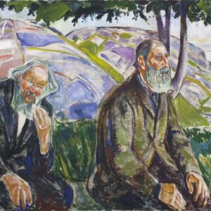 Edvard Munch- Two Old Men- 1910_olio su tela-collezione Prins Eugens Waldemarsudde- Stoccolma