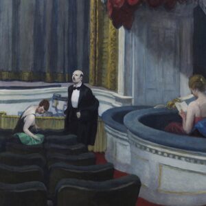 Edward Hopper, Figure a teatro, 1927, olio su tela, cm 101.9 x 122.6, Toledo Museum of Art, acquistato con fondi del Libbey Endowment, dono di Edward Drummond Libbey, inv. 1935.49 © Heirs of Josephine N. Hopper