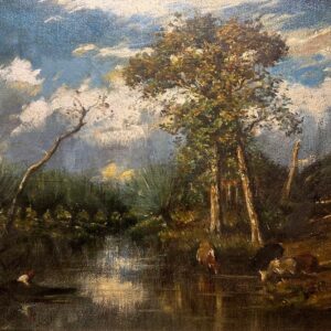 Dupre_Paysage avec des vaches s’abreuvant