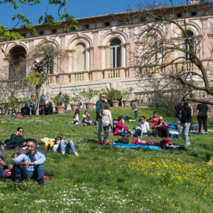 LUVIGLIANO (PD) 02-04-2018. Il FAI accoglie famiglie e bambini a Villa dei Vescovi per la Pasquetta in Villa.