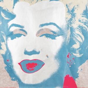 A.Warhol, Marilyn, 1967, serigrafia su carta. Coll. Privata
