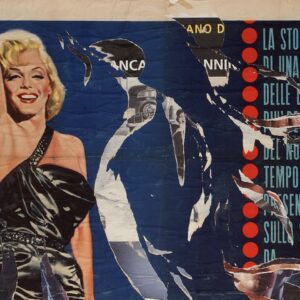 M. Rotella, Marilyn Forever, 2004, decollage su tela. Coll. Privata