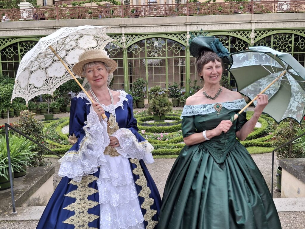 Abitanti di Schwerin in abiti d'epoca