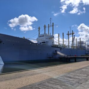 La nave-museo a Iga Park