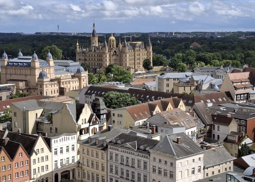 Schwerin dall'alto