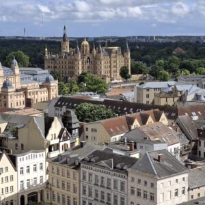 Schwerin dall'alto