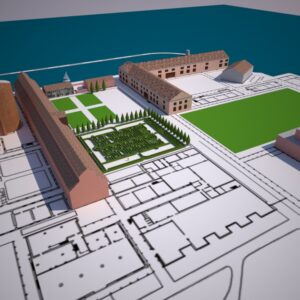 Labirinto Borges Venezia, render e disegni progettuali 3,, 2011, courtesy Fondazione Giorgio Cini