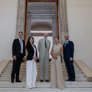 Opening press conference Homo Faber 2026Group Photo: Simone VenturiniEs DevlinGianfelice RoccaHanneli Rupert