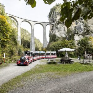 il trenino del Landwasser Express