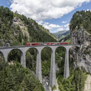 Il viadotto del Landwasser