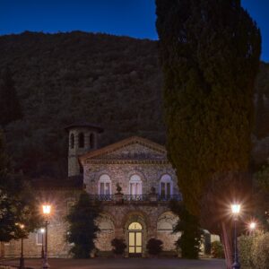 Grotta Giusti_Historical Facade_Night