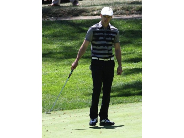 Il golf conquista Justin Timberlake