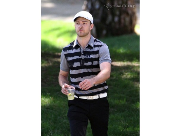 Il golf conquista Justin Timberlake
