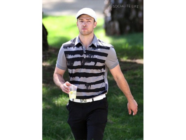 Il golf conquista Justin Timberlake