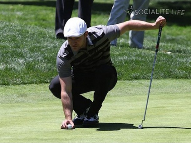 Il golf conquista Justin Timberlake