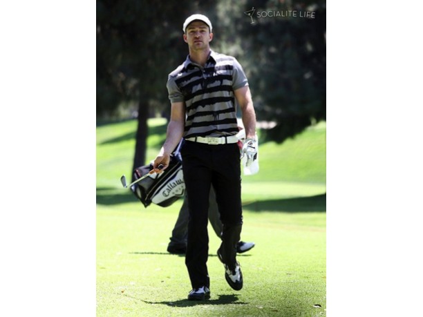 Il golf conquista Justin Timberlake