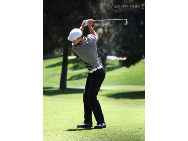 Il golf conquista Justin Timberlake