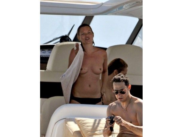 Vacanze VIP, Kate Moss a Saint Tropez