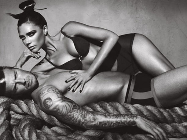 David e Victoria Beckham per Emporio Armani AI 2009-2010