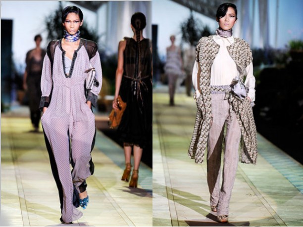 Roberto Cavalli donna sfilata primavera estate 2010