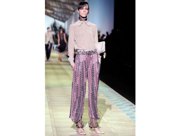 Roberto Cavalli donna sfilata primavera estate 2010