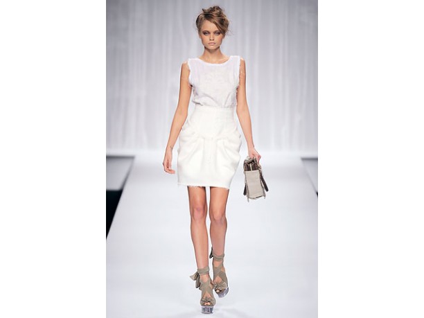 Fendi donna sfilata primavera estate 2010