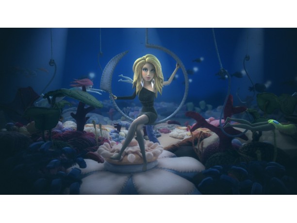 Shakira in uno spot di animazione digitale