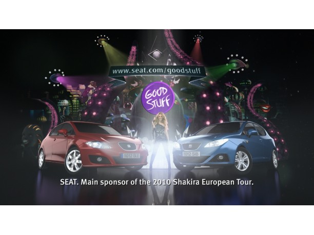 Shakira in uno spot di animazione digitale