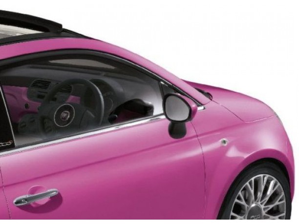 Fiat 500C Pink