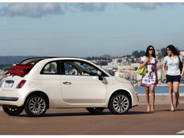 Fiat 500C Pink