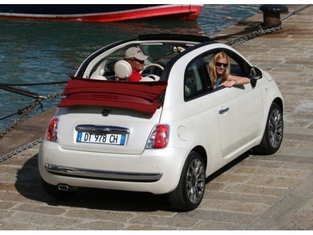 Fiat 500C Pink