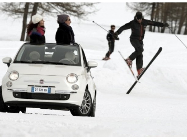 Fiat 500C Pink