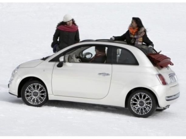 Fiat 500C Pink