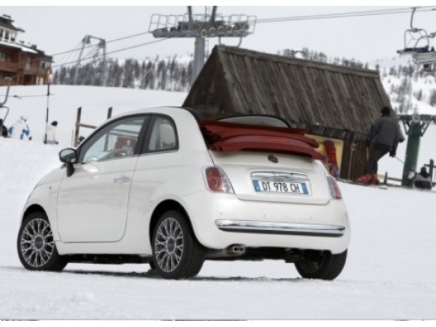Fiat 500C Pink