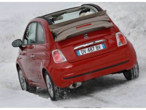 Fiat 500C Pink