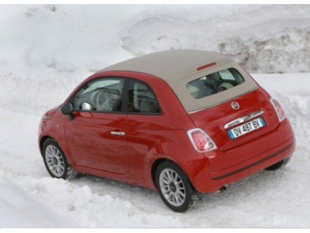 Fiat 500C Pink