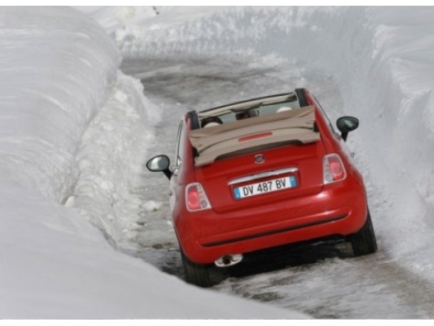 Fiat 500C Pink