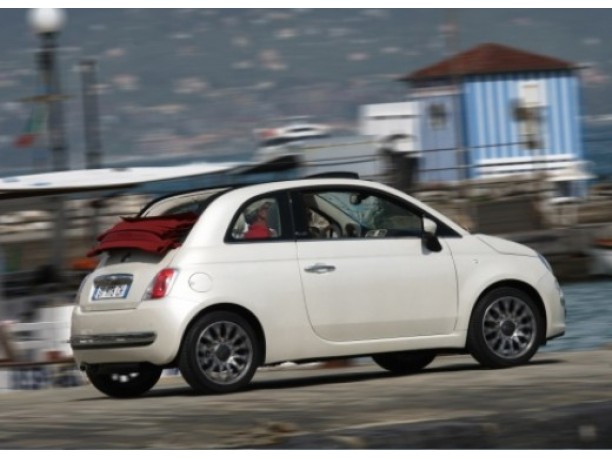 Fiat 500C Pink